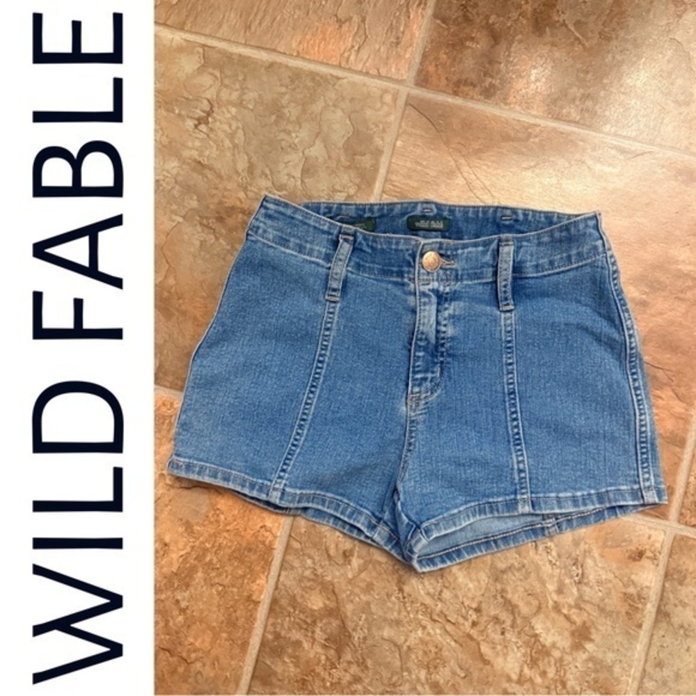 Wild Fable Super High Rise Blue Jean Shorts